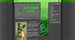 Desktop Screenshot of k-9zonellc.com