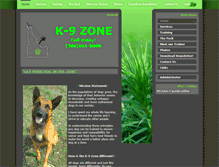 Tablet Screenshot of k-9zonellc.com